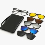 6 in 1 Magnetic Night Vision Sunglass