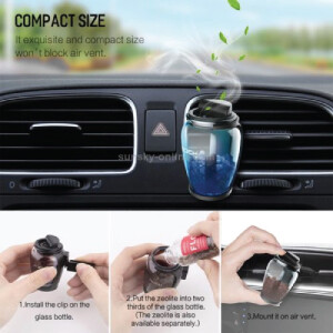 Pleasant Air Vent with Natural Zeolite Rock Fragrance