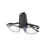 Sun visor sunglasses holder