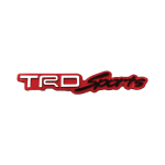 TRD Sports Type Metal Sticker
