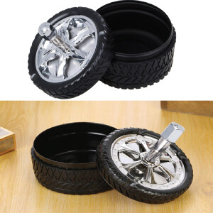 Cigarette Ashtray Universal Durable Car Wheel