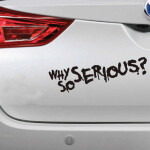 Why So Serious Sticker