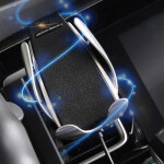 2 In 1 Wireless Car Charger Automatic Clamping Mount Fast Charging Phone Holder